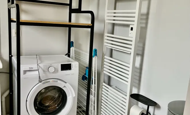 WC dans salle de bain Appartement Chez Danielle et Alain