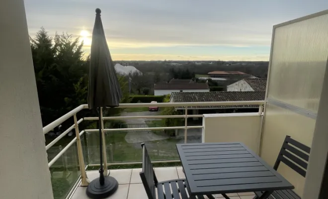 Balcon vue vallée Appartement Chez Danielle et Alain